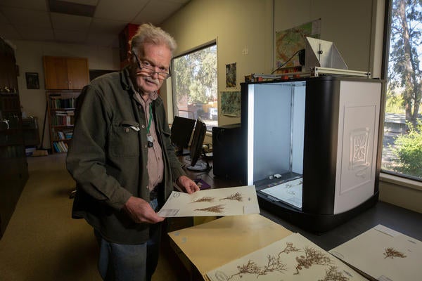 UCR Herbarium Curator Andrew Sanders
