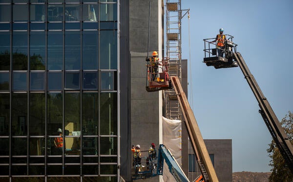 Student Success Center under construction