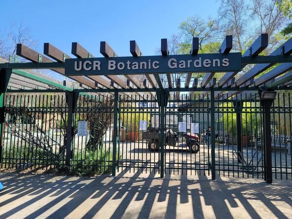 Botanic Gardens entrance
