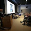 UCR Chancellor Kim Wilcox speaks at the start of Writers Week at UCR on Monday, Feb. 4, 2019. UCR's Department of Creative Writing host the 42nd Annual Writers Week Conference and  opened with novelist Margaret Atwood.(UCR/Stan Lim)