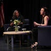 Maria Hinojosa delivered the 50th Hays Press-Enterprise Lecture on Tuesday, April 9, 2019. (UCR/Stan Lim)