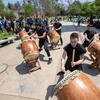 UC Riverside's Taiko Ensemble performs during the Dean's Speaker Series concert on Tuesday, April 25, 2023. (UCR/Stan Lim)