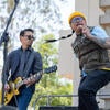Simon Tam (left) and Aron Moxley perform on Tuesday, April 25, 2023 at UC Riverside. (UCR/Stan Lim)