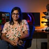 professor in lab