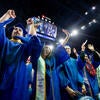CNAS graduates cheering