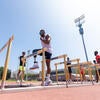 French Paralympic athletes training