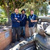 employees outside hub