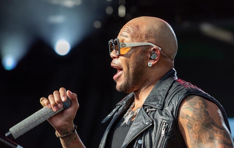 Flo Rida performs at UCR Homecoming