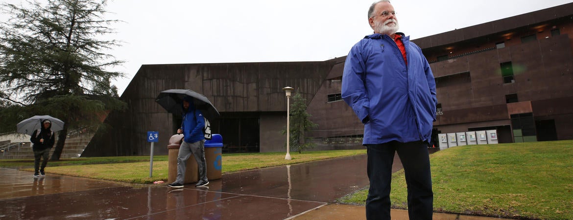 Artist Roy McMakin is designing an outdoor art sculpture that will be built in front of the Arts Building.