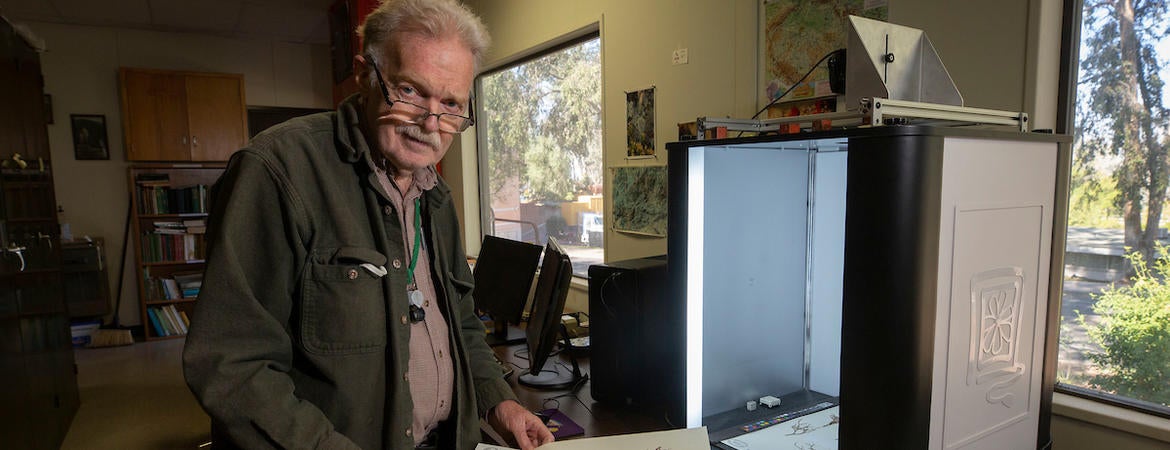 UCR Herbarium Curator Andrew Sanders