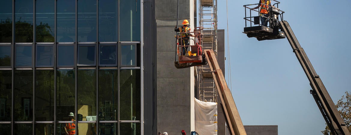 Student Success Center under construction