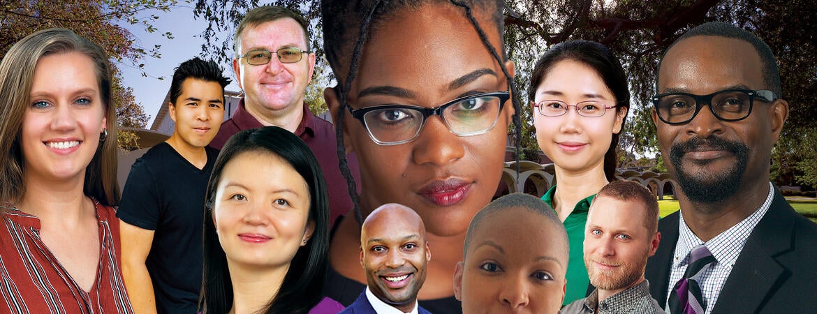 New faculty members collage