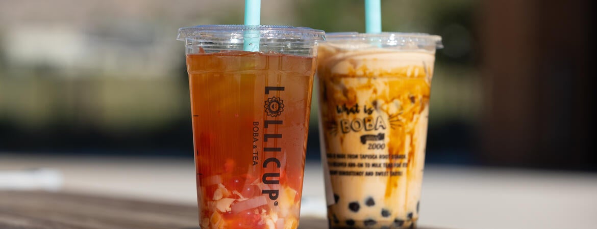 Boba drinks at UCR