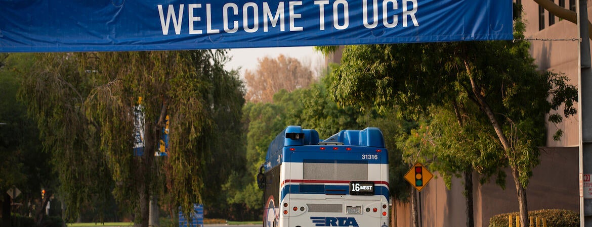bus on campus