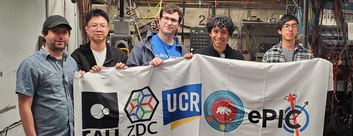 UCR physicists at UC Davis