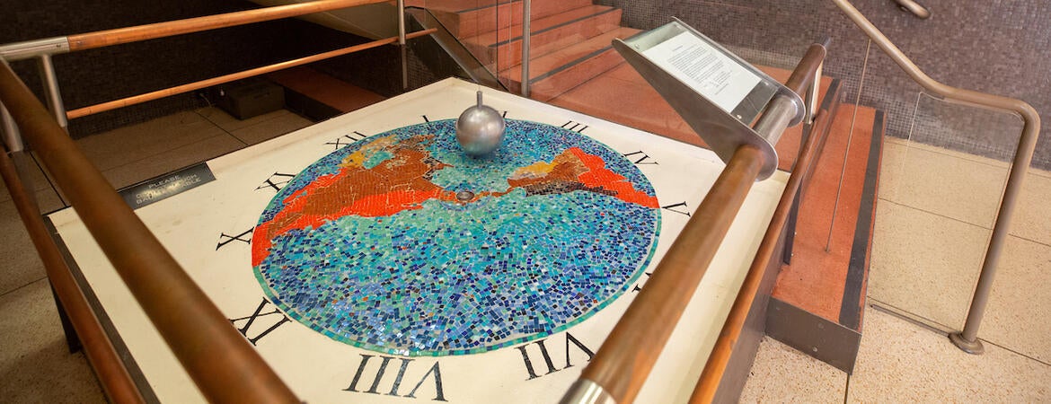 Foucault pendulum in Physics Building