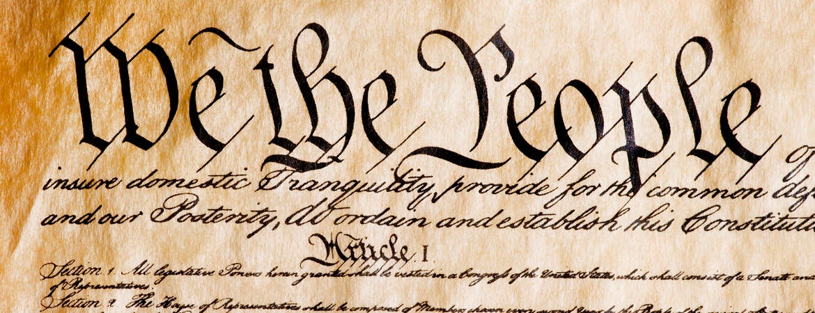 Image of the US Constitution