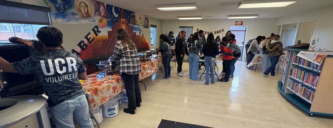 Prepping holiday dinner