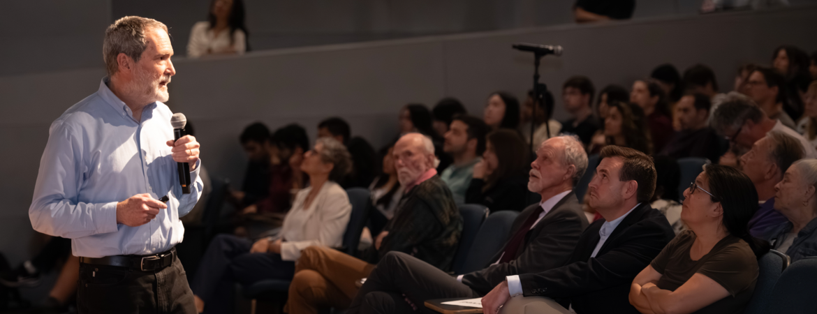 Brad Marston gives lecture