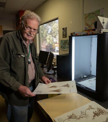 UCR Herbarium Curator Andrew Sanders