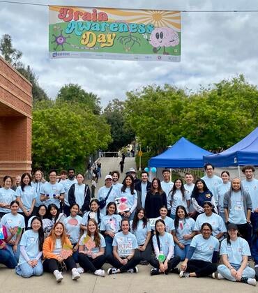 Team members at Brain Awareness Day 2025.