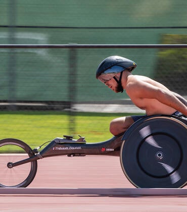 French paralympic team training