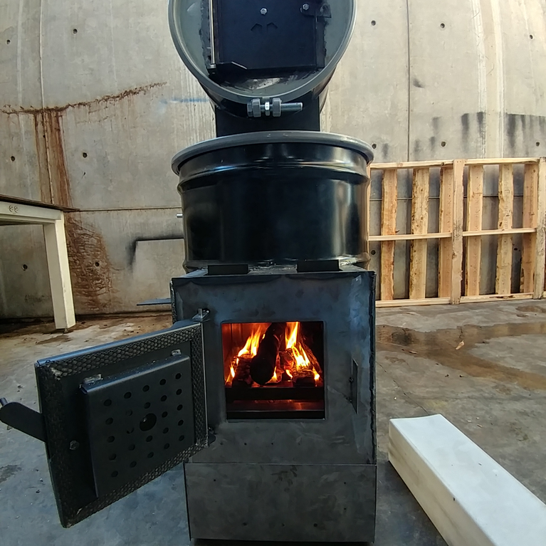 wood stove