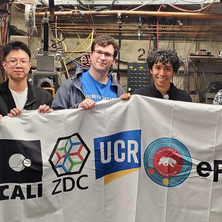 UCR physicists at UC Davis