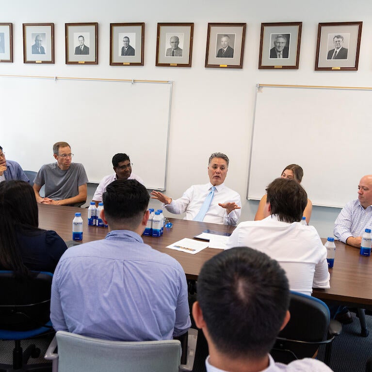 Mark Takano addresses UCR physicists