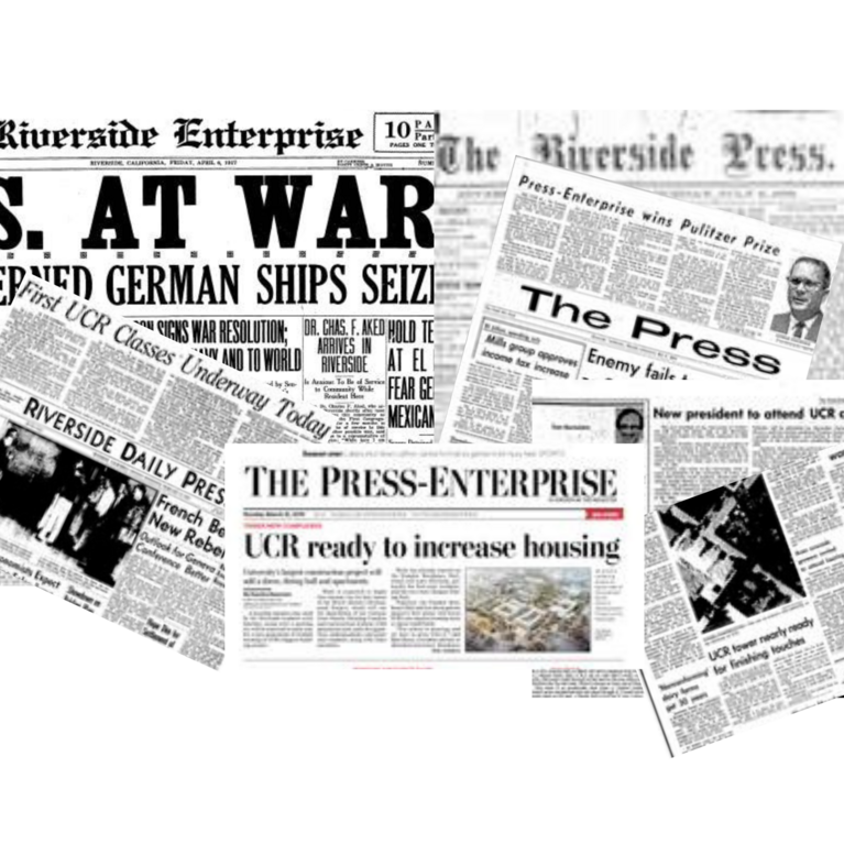 Newspaper collage