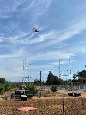 drone used to collect data