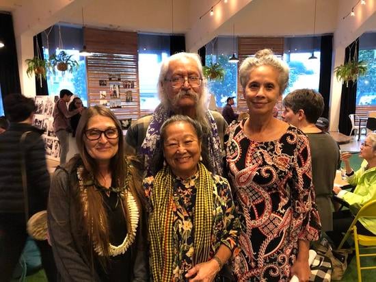 Photo from reception at Ka Waiwai Collective, Honolulu, by Noelle M.K.Y. Kahanu