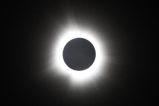 Total solar eclipse captured by Morris Maduro on 4-8-2024