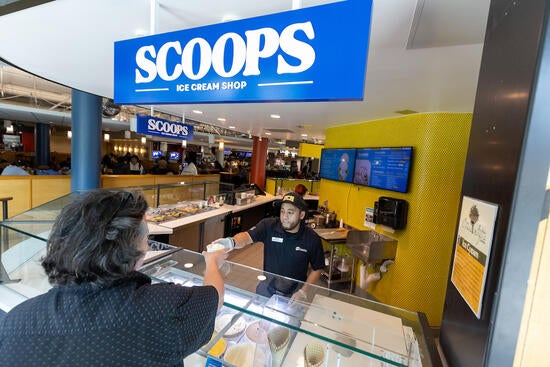 Scoops ice cream shop