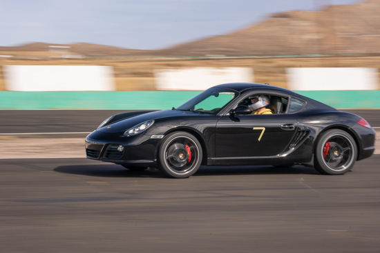 Ted Garland in his Porsche Cayman S