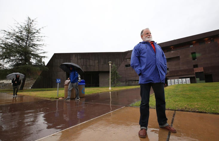 Artist Roy McMakin is designing an outdoor art sculpture that will be built in front of the Arts Building.