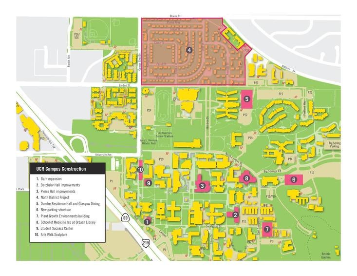 Campus construction map