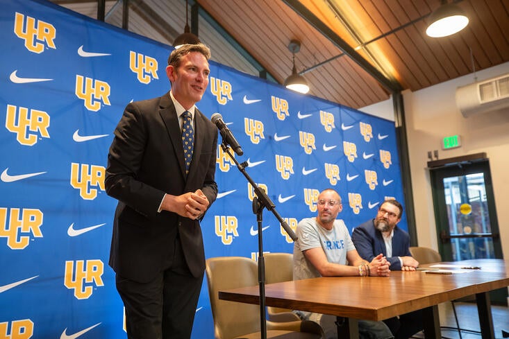 Greg Paules at press conference