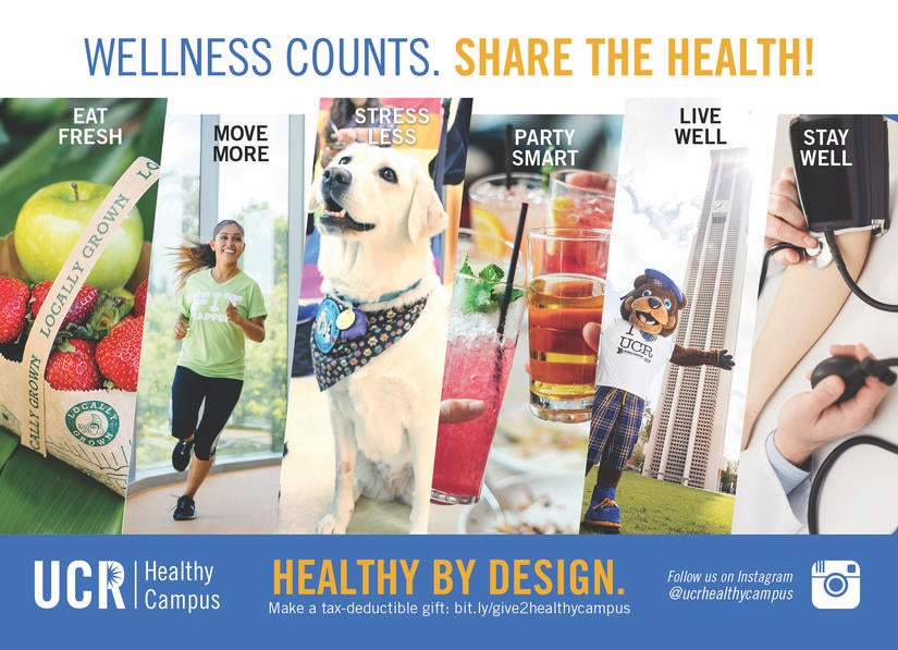 Healthy Campus postcard 