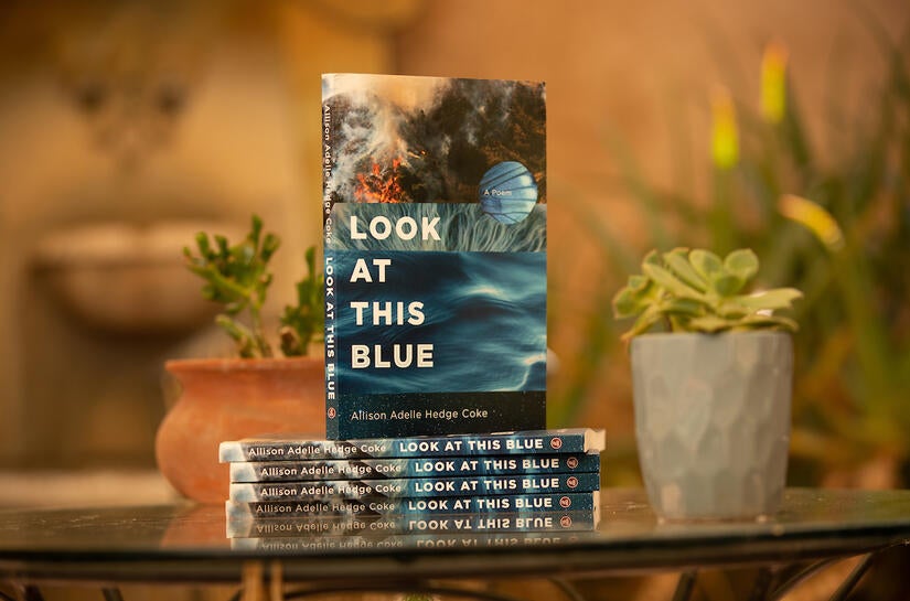 Allison Adelle Hedge Coke's book of poetry, “Look at This Blue,” is a National Book Awards finalist. (UCR/Stan Lim)