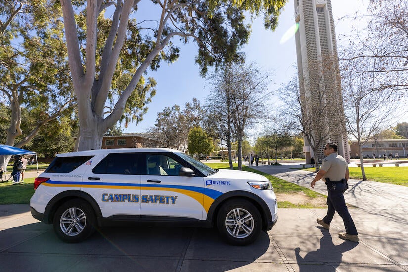 Campus safety responder Oscar Jacques 