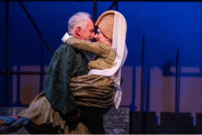 ​ Bella Merlin and Jonathan Epstein in “Henry VI Part 2.” (photo by Nile Scott Studios)  ​