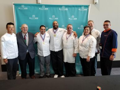 Culinary conference Chefs at contest